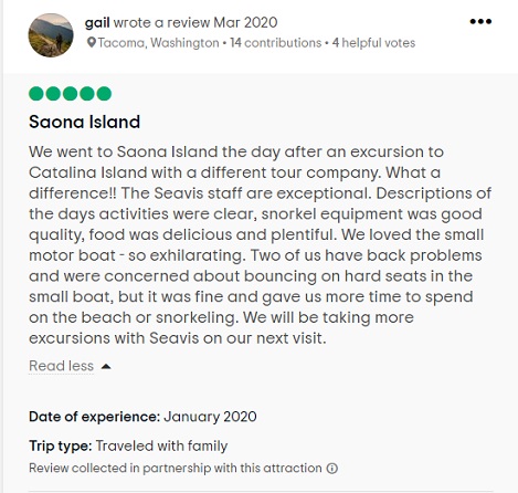 Review Saona Island Tour